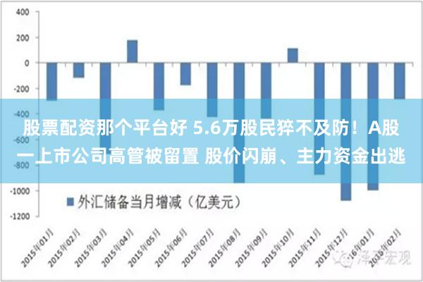 股票配资那个平台好 5.6万股民猝不及防！A股一上市公司高管被留置 股价闪崩、主力资金出逃