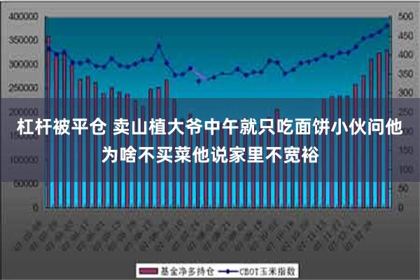 杠杆被平仓 卖山植大爷中午就只吃面饼小伙问他为啥不买菜他说家里不宽裕