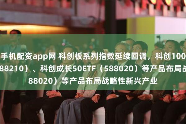 手机配资app网 科创板系列指数延续回调，科创100ETF易方达（588210）、科创成长50ETF（588020）等产品布局战略性新兴产业