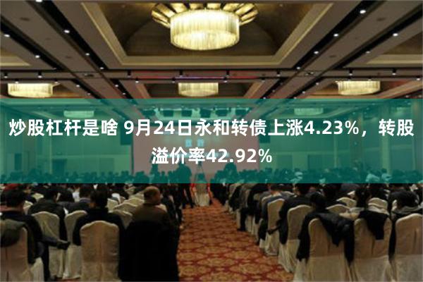 炒股杠杆是啥 9月24日永和转债上涨4.23%，转股溢价率42.92%