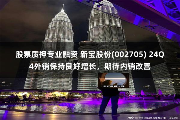 股票质押专业融资 新宝股份(002705) 24Q4外销保持良好增长，期待内销改善